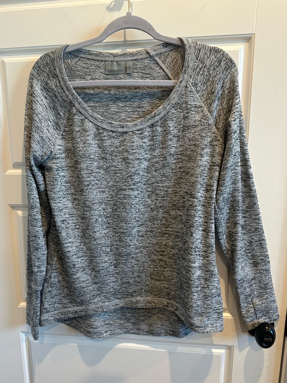 Athleta No Sweatin It Space Dye Pullover Sweater